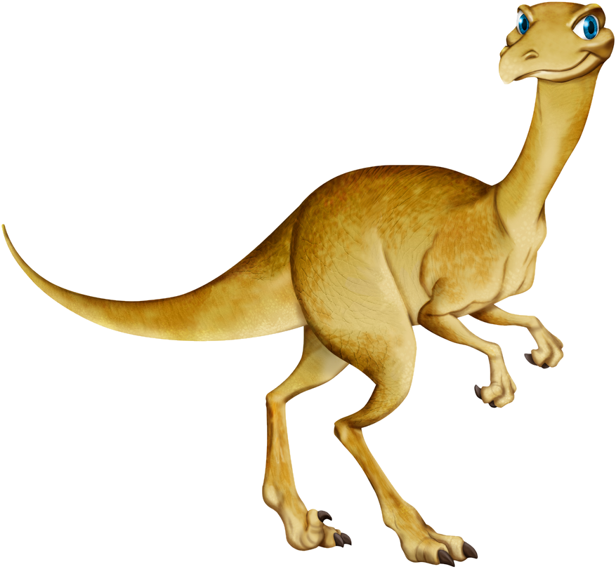 Truly, a friendly cartoon Troodon
