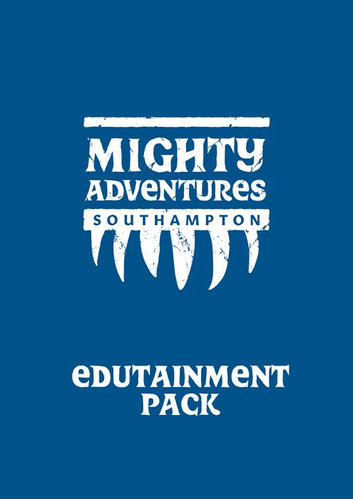 Cover of the Mighty Adventures edutainment activity pack